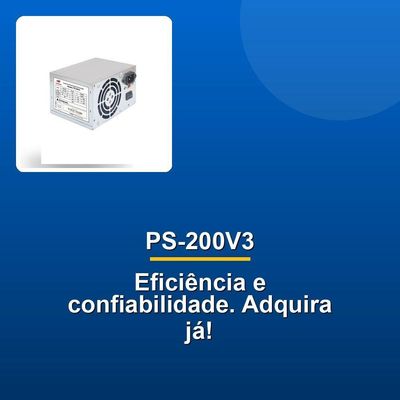 Fonte Atx C3tech Ps-200v3 200w