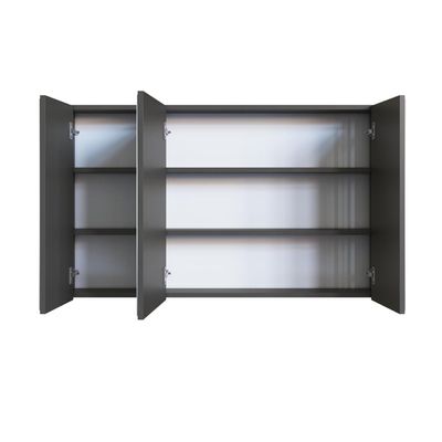 Armario Espelheira para Banheiro 100cm com 3 Portas Lavinia