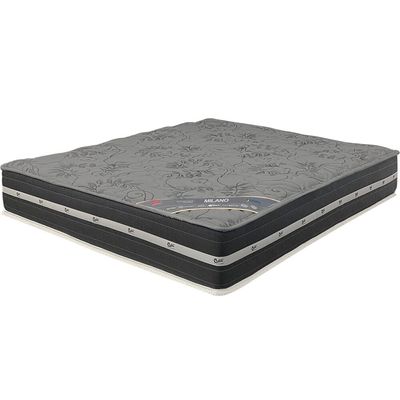 Colchão de Molas Casal Milano 138x188 Exclusivo Castor Cinza