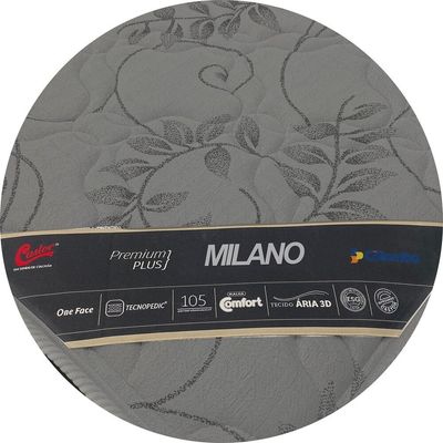 Colchão de Molas Casal Milano 138x188 Exclusivo Castor Cinza