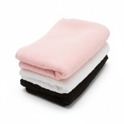 Kit 8  Toalhas  para Manicure e Pedicure - 28x45cm Preto