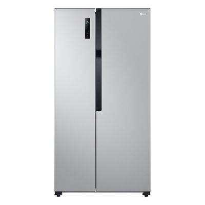 Geladeira Side by Side LG 519 Litros Frost Free Inverter 2 portas Prata GC-B187PQAM Prata / 110V