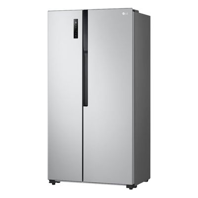Geladeira Side by Side LG 519 Litros Frost Free Inverter 2 portas Prata GC-B187PQAM Prata / 110V