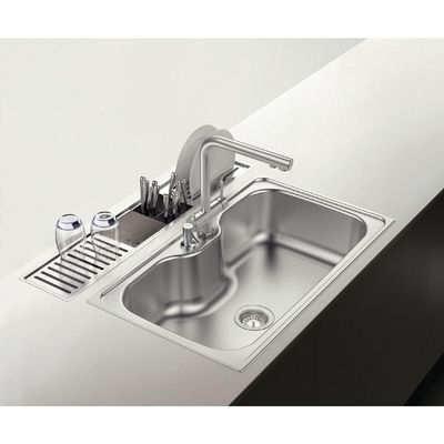 Canal Organizador Tramontina Aço Inox Acetinado 90x18cm com Acessórios