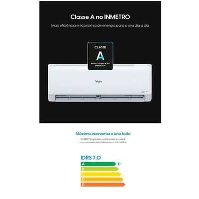 Ar Condicionado Split Elgin Inverter 9000 BTUS Frio 220V Wi-Fi 45HJFI09C2WG