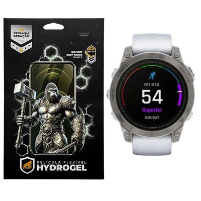 Película para Smartwatch Gshield Epix Gen 2 Pro Hydrogel HD Transparente 1 Unidade