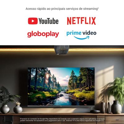 Smart TV 58" Philco LED 4K Google TV HDR10 P58KGA Bivolt