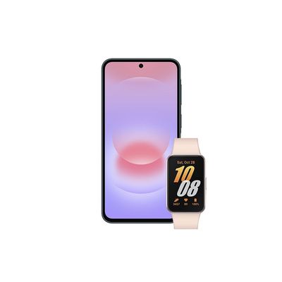 Smartphone Samsung Galaxy A37 5G Tela 6.7 256GB + Galaxy Fit 3 Lavanda