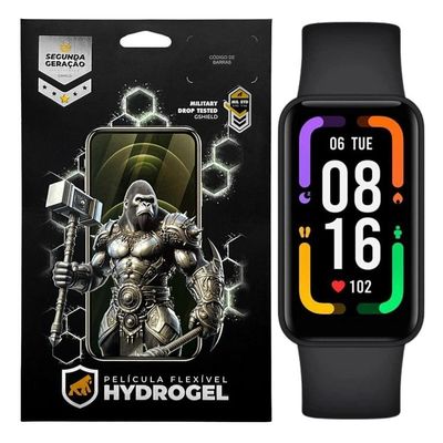 Película para Smartwatch Gshield Redmi Smart Band Pro Hydrogel Hidro Nano PET + TPU Soft Gel
