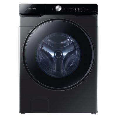 Lava e Seca Samsung 18kg Smart Wie#8209;Fi Ecobubble Vapor de Higiene Black Inox WD18T Black Inox Look / 110V