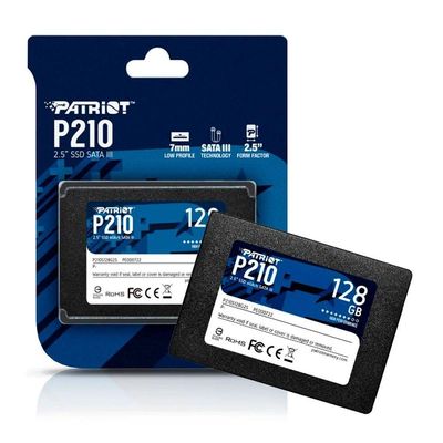 Ssd 128GB 2,5 P210S128G25 Sata III 6Gb-s com Trim e Smart e Controlador NAND Patriot