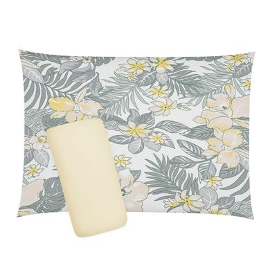 Jogo de Lençol e Cama Solteiro Esplendor 2 Peças 100% algodão 88cm x 1,88m x 30cm Branco