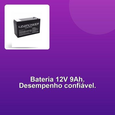 Bateria Unipower 12v 9ah Up1290 F187