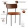 Kit 08 Cadeira Para Sala De Jantar Melina L02 Couríssimo Marrom Couríssimo Camel - Lyam Decor