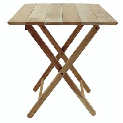 Mesa Dobrável Tramontina Beer 60cm em Madeira Teca
