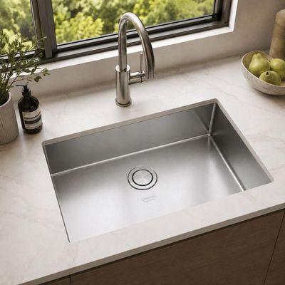 Cuba de Embutir Tramontina Quadrum 70 U Aço Inox Acetinado 70x40cm Outlet