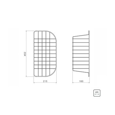 Cesto Aramado para Cubas de Sobrepor Morgana Maxi Tramontina em Aço Inox 94528033