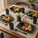 Conjunto Mesa Posta Comida Japonesa Sushi Cerâmica Verde 12p Verde