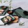 Conjunto Mesa Posta Comida Japonesa Sushi Cerâmica Verde 12p Verde