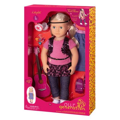 Boneca Rock Star Layla - Our Generation