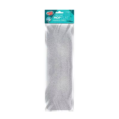 Refil para Mop Flat Hands Free Microfibra Alta Absorção Flash Limp n/a