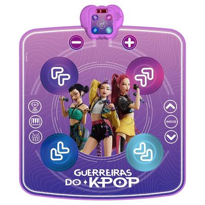 Tapete de Dança Infantil Guerreiras do K-Pop