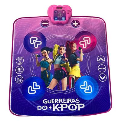 Tapete de Dança Infantil Guerreiras do K-Pop