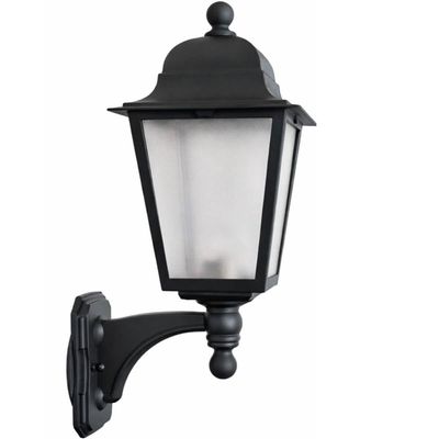 Arandela de Parede com Suporte Superior Bivolt E27 Soberana Dital Lente Fosca