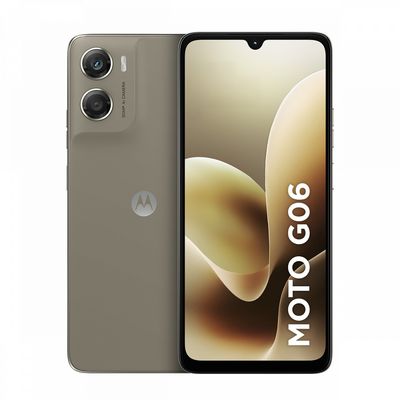 Smartphone Moto g06 4G Tela 6,9 Polegadas 256GB Câmera 50MP Motorola Bege / Bivolt