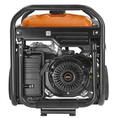 Gerador a Gasolina GGT9000E 8500W AVR Rodas Tramontina Laranja / Bivolt