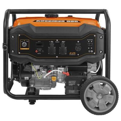 Gerador a Gasolina GGT9000E 8500W AVR Rodas Tramontina Laranja / Bivolt