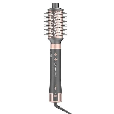 Modelador Uniq Aura 4 em 1 1500W Efeito Coanda Escova Oval Secador e Cachos GA.MA Italy Cinza e Rosa / 220V