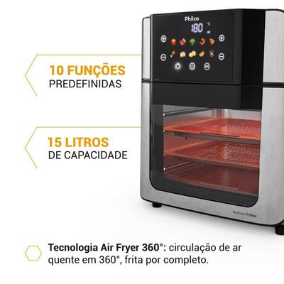 Fritadeira Elétrica Oven PAF15A 15L Redstone Philco Inox / 220V