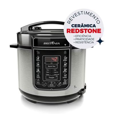 Panela de Pressão Elétrica BPP05P Britânia Preto / 110V
