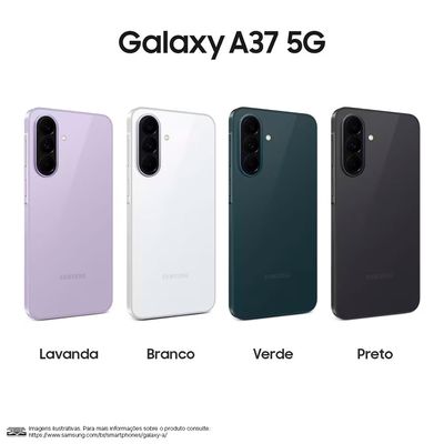 Smartphone Galaxy A37 5G Tela 6.7 256GB + Fone de Ouvido Buds Core Samsung Lavanda