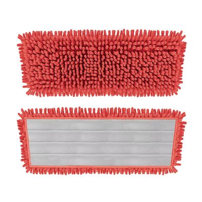 Refil para Mop Spray Microfibra Lavável Limpeza Rápida Flash Limp Vermelho