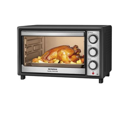 Forno Elétrico Mondial Family II 42 Litros 1600W Grill Preto / 220V