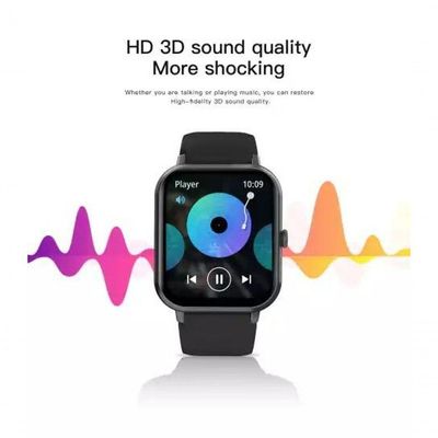 Smartwatch Peje ZW01 1,83" Monitoramento de Saúde 7 Dias de Bateria Preto
