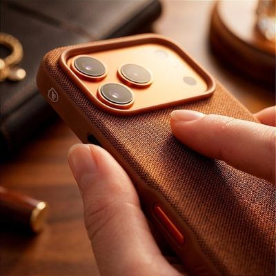 Capa para Smartphone Gshield Woov Iphone 17 Pro Max com Magsafe Marrom 1 Unidade
