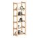 Estante para Livros 62x30x171 cm em Madeira Natural Marin Brasil
