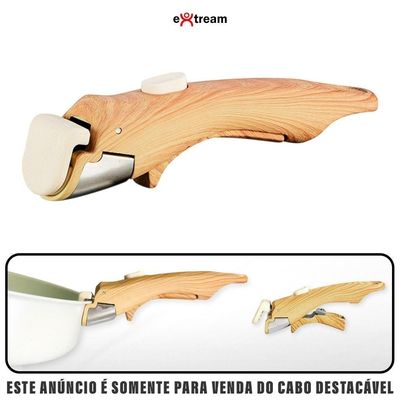 Cabo Universal Destacável Smartclick Extream com Trava Rápida Amadeirado 1 Unidade