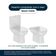 Assento Sanitário Smart Onix Alongado Resina Plástica Fechamento Suave Preto Fosco Pontto Lavabo
