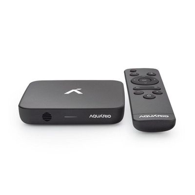 Receptor Smart TV Box Aquário STV-3000Plus 4K 60 Fps Wi-Fi Dual Band 16GB Android 11