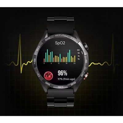 Smartwatch Haylou Solar 5 AMOLED 1.58 Frequência Cardíaca Spo2 360mAh Preto