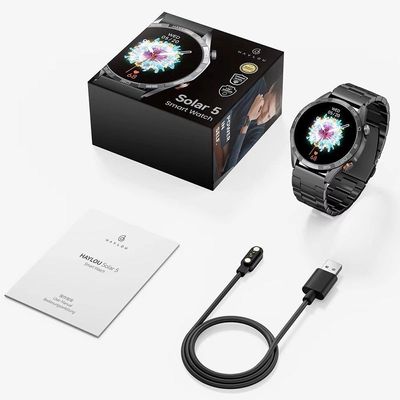 Smartwatch Haylou Solar 5 AMOLED 1.58 Frequência Cardíaca Spo2 360mAh Preto