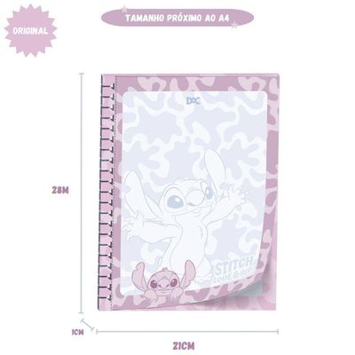 Bloco de Papel Carta DAC Smart Stitch A4 48 Folhas Papel Offset Azul