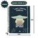 Caderno DAC Smart Mini Star Wars Baby Yoda Papel Offset 90g-m2 80 Folhas Tamanho A6 Preto e Verde