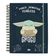 Caderno DAC Smart Mini Star Wars Baby Yoda Papel Offset 90g-m2 80 Folhas Tamanho A6 Preto e Verde