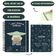 Caderno DAC Smart Mini Star Wars Baby Yoda Papel Offset 90g-m2 80 Folhas Tamanho A6 Preto e Verde