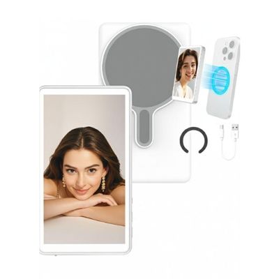 Tela Monitor de Selfie para Celular Cheguei BR Compatível com Smartphones 4K Ultra HD Cinza